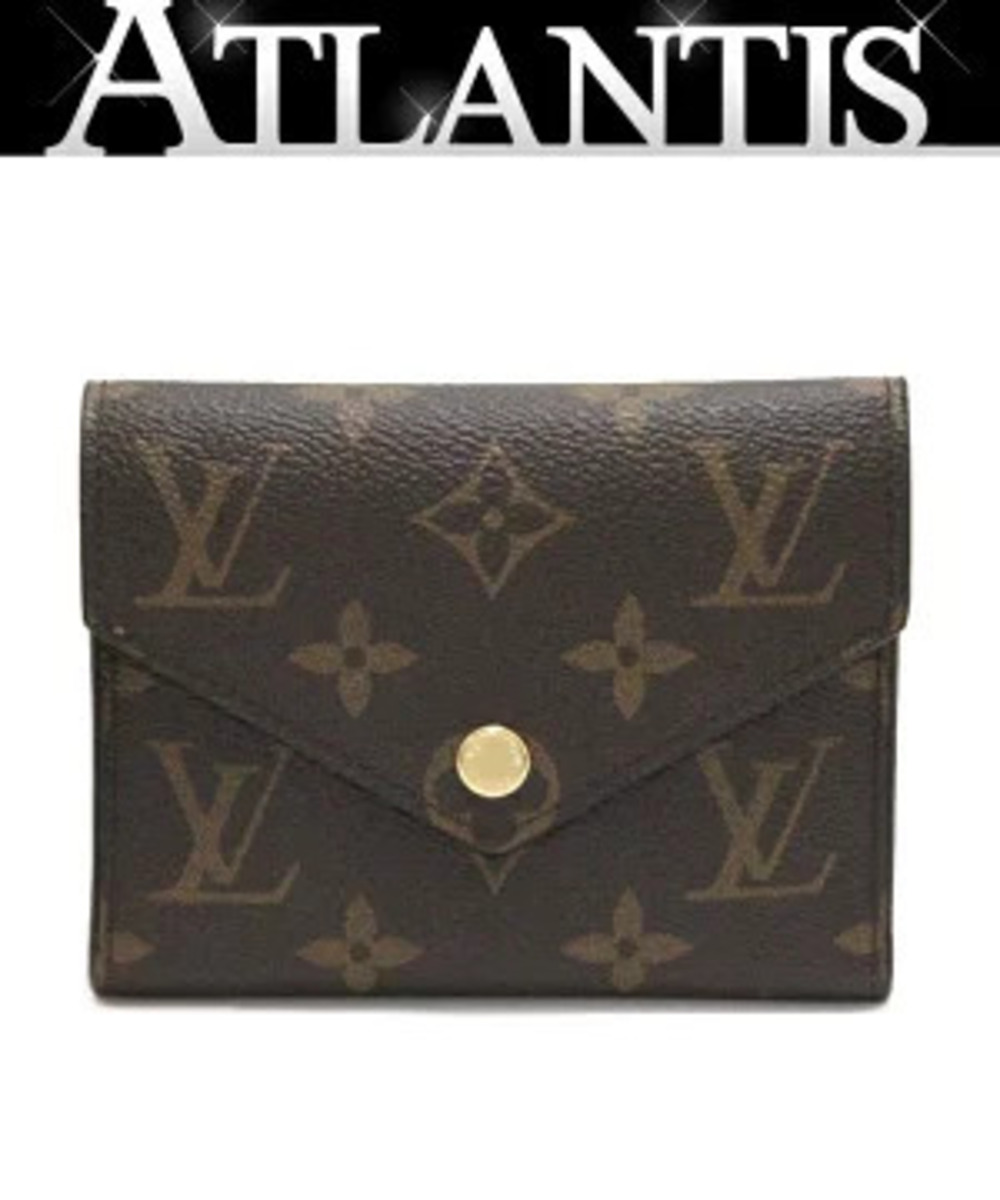 Louis Vuitton Portefeuille Victorine tri fold compact wallet Monogram